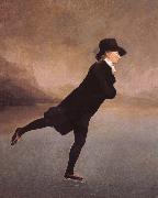 Sir Henry Raeburn Pastor Robert Walker pa skridskotur oil on canvas